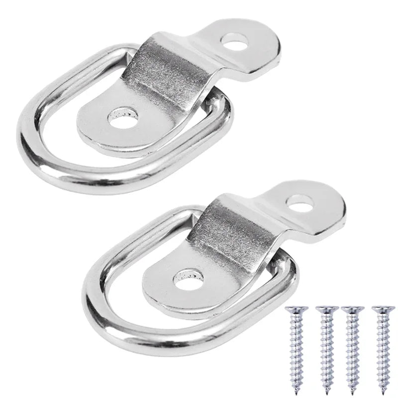 D-Ringe aus Edelstahl zum Binden von Ankern Lasten für Auto Boot Van