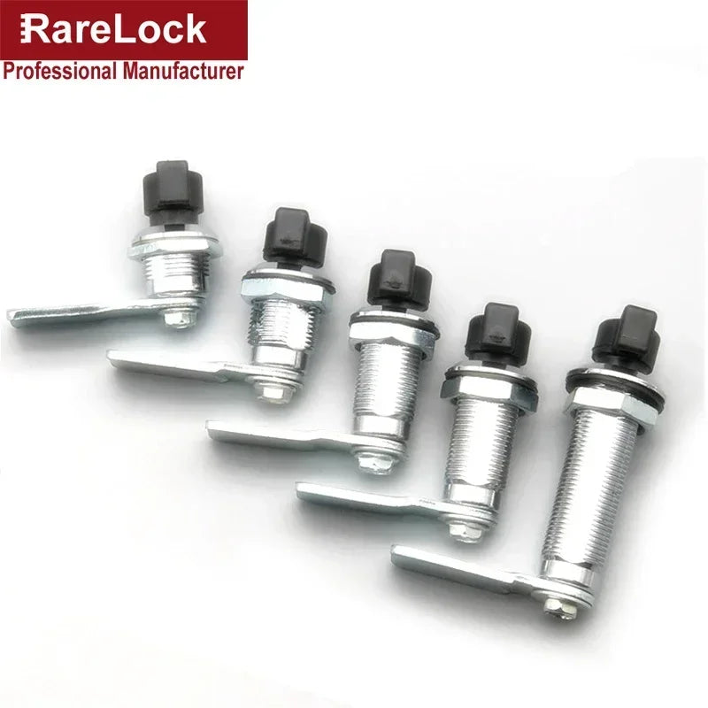 Schwarzes schlüsselloses Griffschloss 18-60mm für Schrank Industriekasten