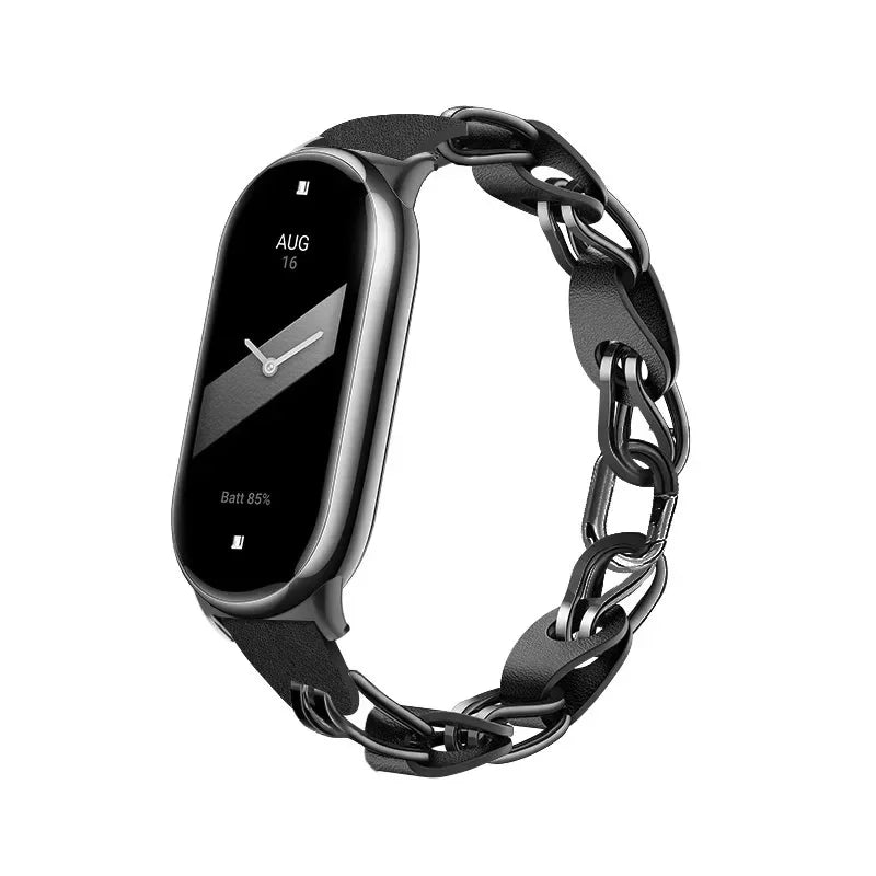 Edelstahl Armband für Fitness Tracker 8 9 Schnellverschluss Unisex