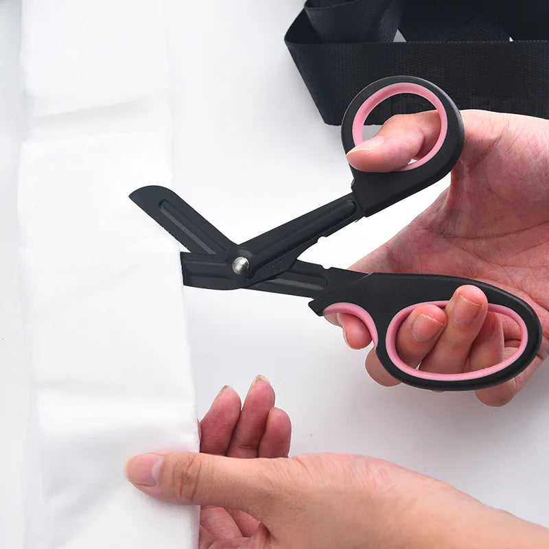 Linkshändige Rettungsschere Edelstahl für Erste Hilfe und Outdoor Einsätze