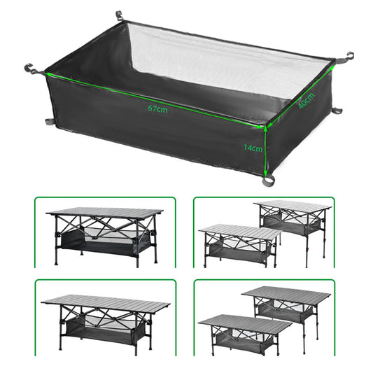 Camping Tisch Hängendes Netztasche Organizer für Outdoor Picknick Kochen