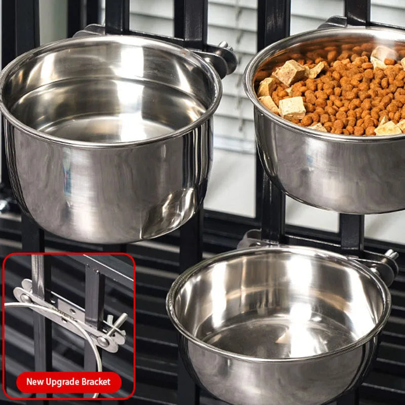 Stabiler Edelstahl Haustiernapf mit Anti-Rutsch Funktion