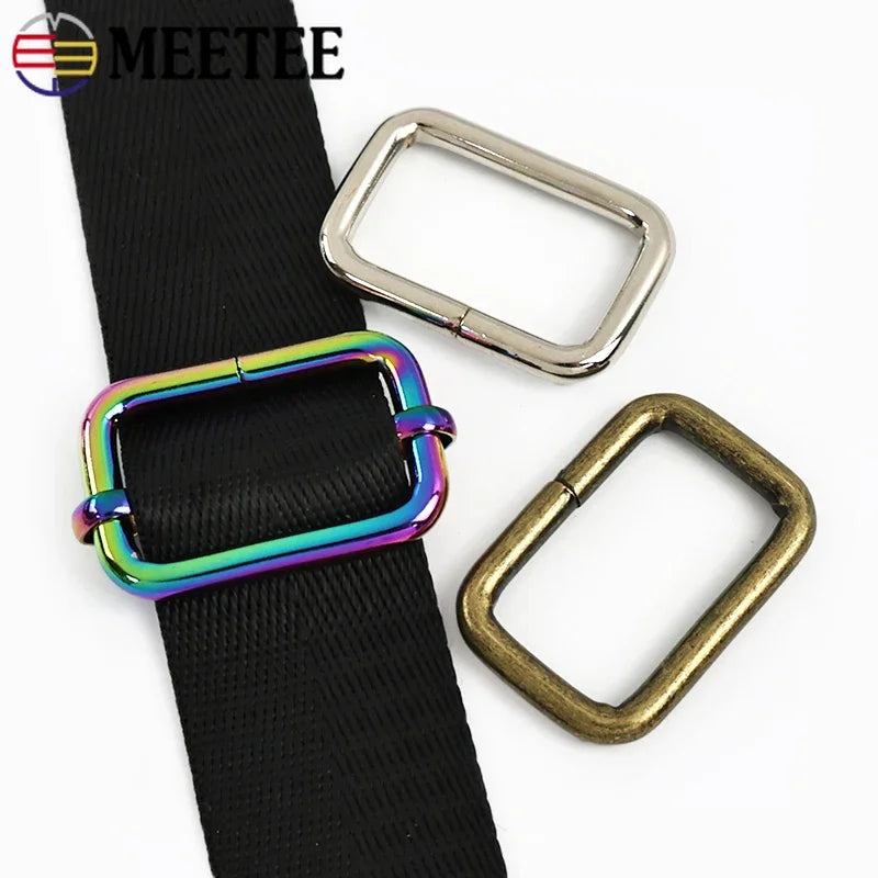 Rechteckige Metallringe Schnallen für Taschen und Gurte