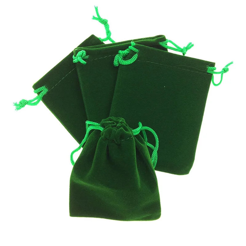 10 Schmuck Taschen aus Samt mit Kordelzug Geschenkbeutel Party Luxus