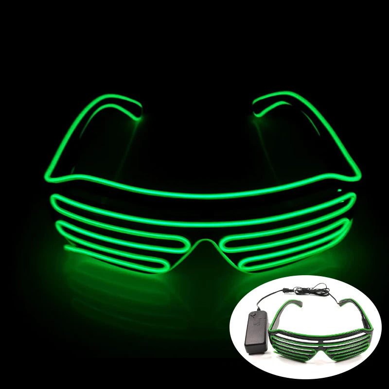 Leuchtende LED Partybrille für unvergessliche Anlässe