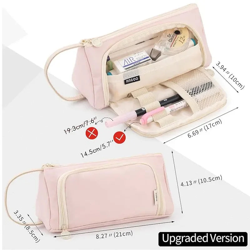 Federmäppchen mit großer Kapazität für Schule und Büro