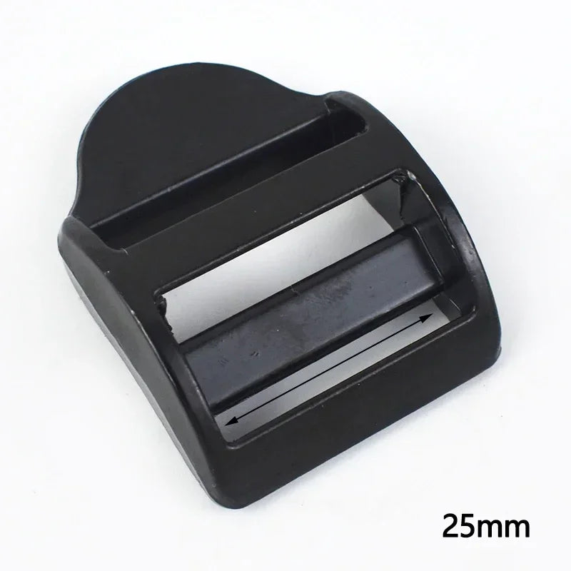 4 Stück Metall Gürtelschnalle Tri-Glide Schiebeverschluss für Rucksack