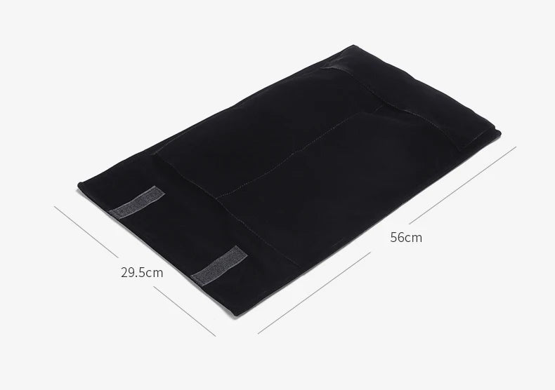 Eleganter Reise Schmuck Organizer aus Samt – Aufrollbar & Faltbar