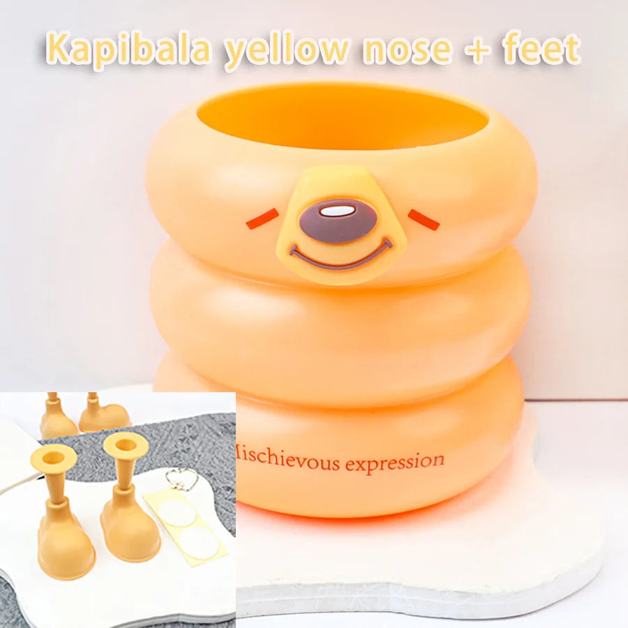 Cartoon Stift Organizer großer Kunststoff Stifthalter multifunktional rund