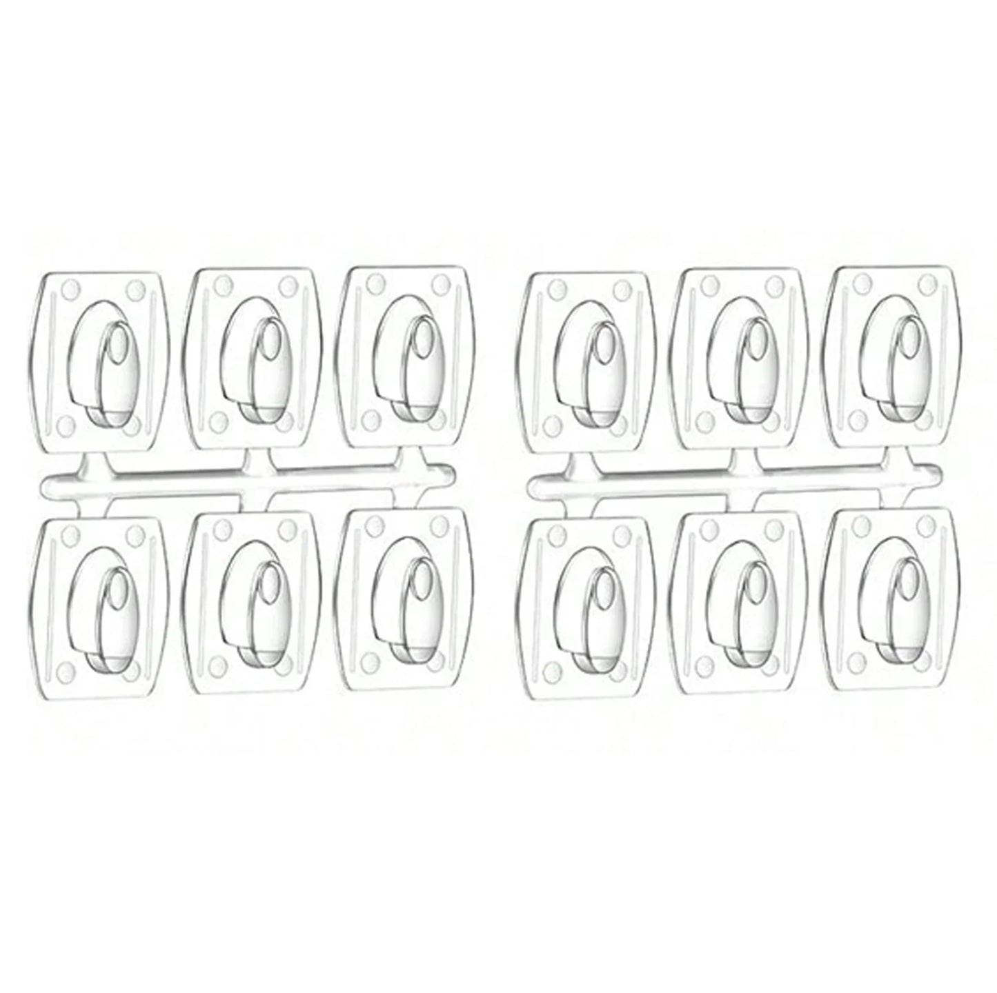 20 Stück selbstklebende Mini Wandhaken für Dekorationen