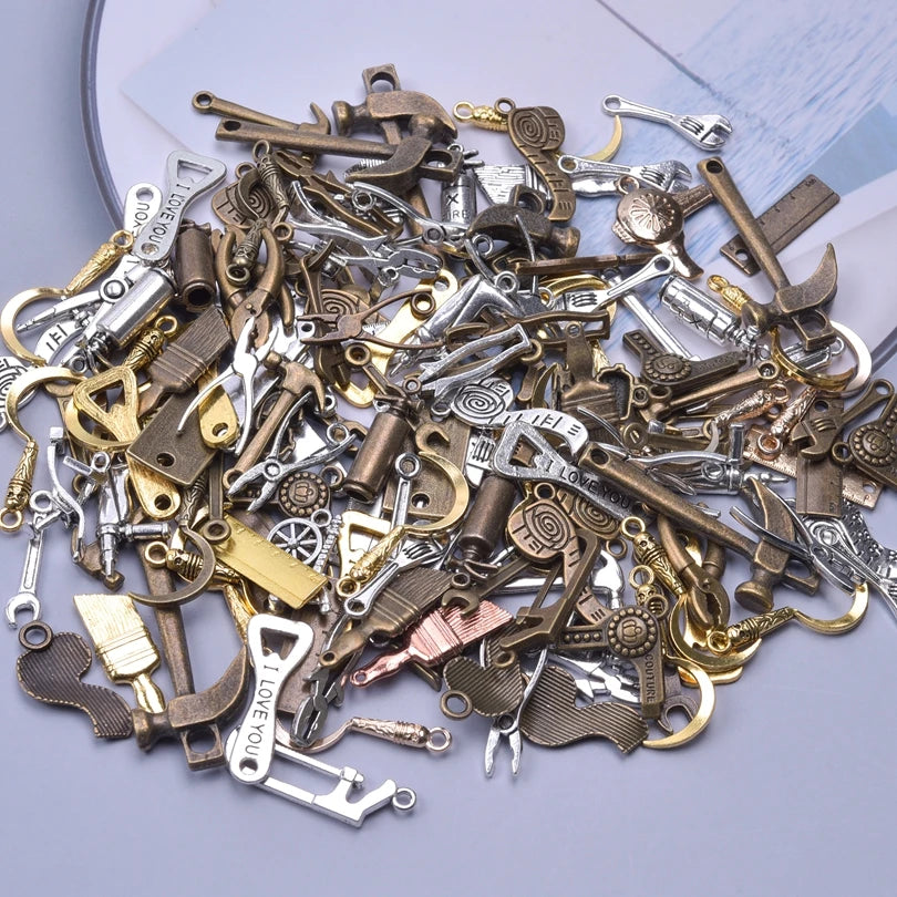 20 Stück Steampunk Charms für individuelle Schmuckkreationen