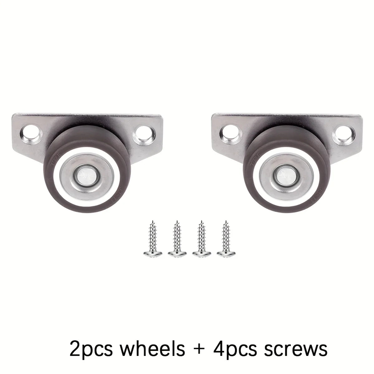 Seitliche Möbelrollen 2er Set – 1,25 Zoll Kleine Räder für Schubladen - DIY