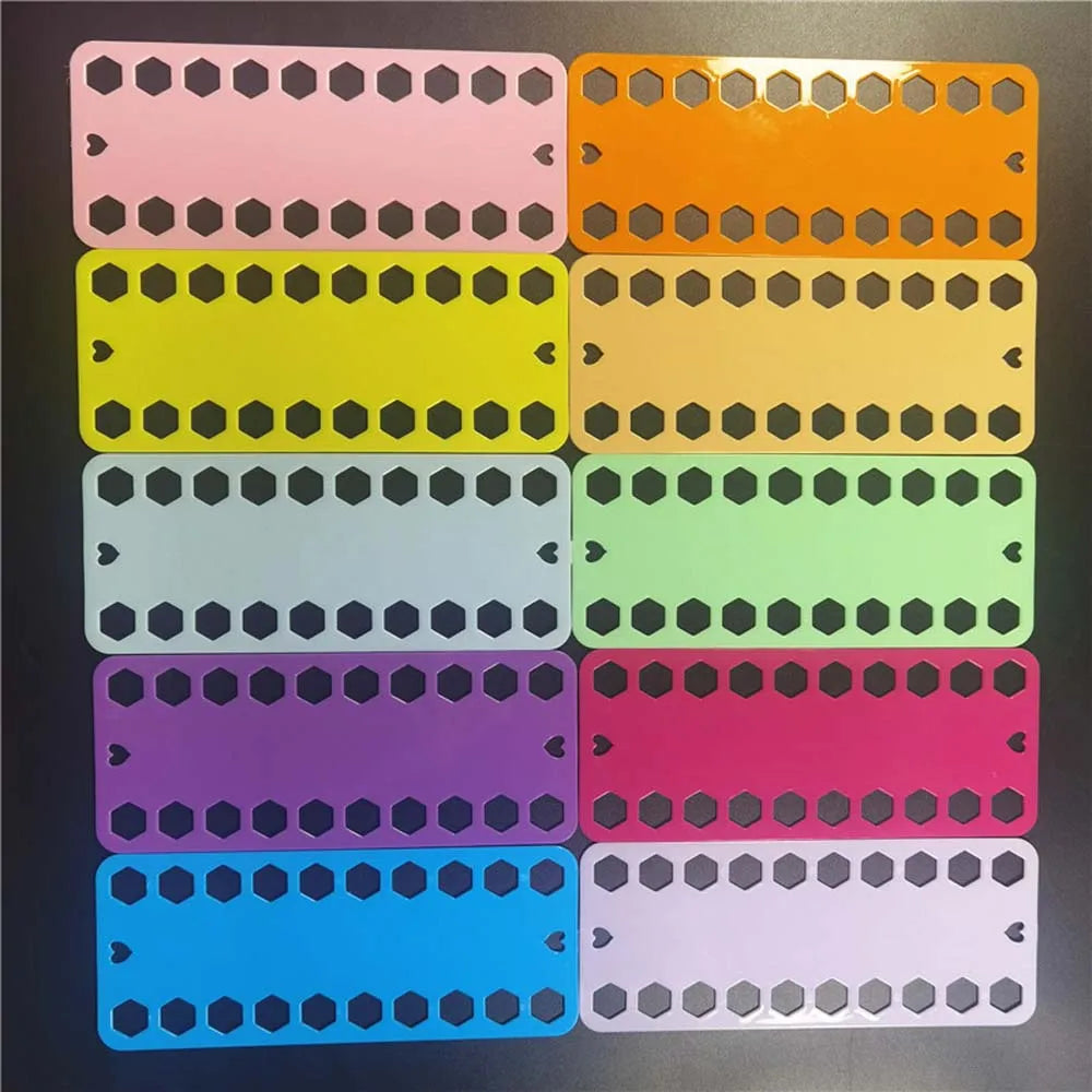 Set 5 Kunststoff Fadenspulen für Kreuzstich Stickerei und Nähen Zubehör