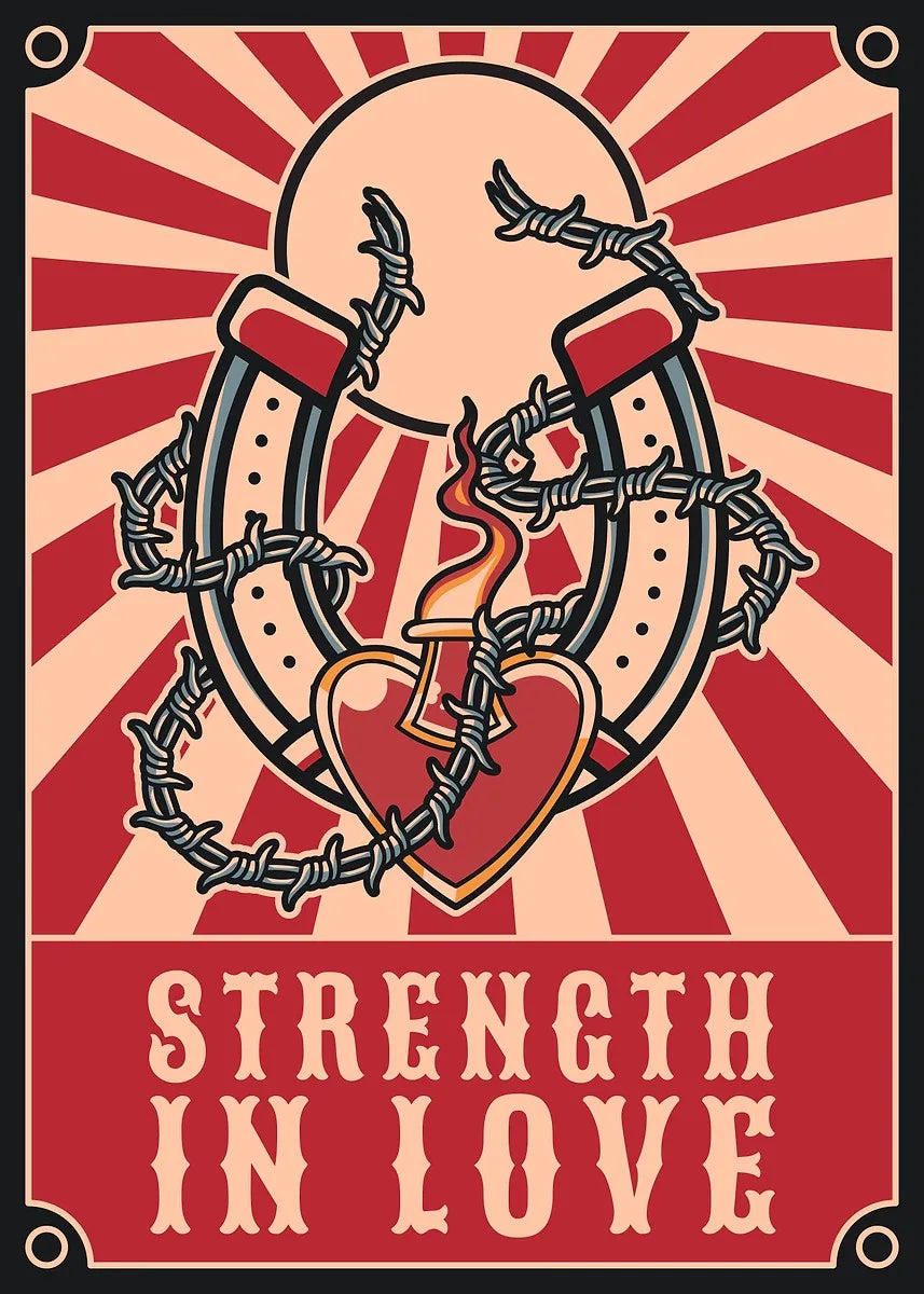 Buntes Poster mit abstrakten Blumenmustern für moderne Wandgestaltung