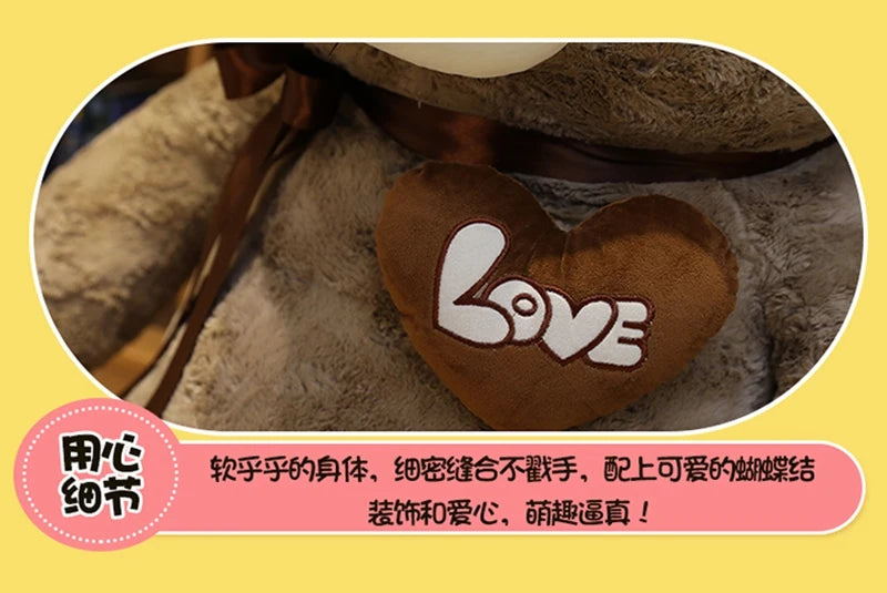 Hochwertiger Kuschelteddybär 2 Farben Plüschtiere für Kinder-Yabubest - Home & More