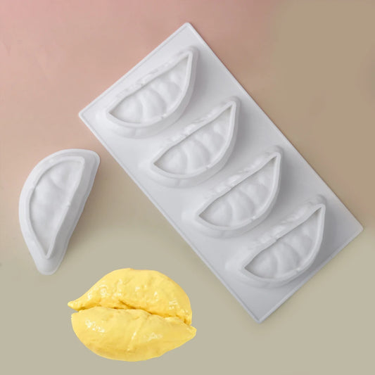 Kreative 3D Durian Silikon Kuchenform, antihaftend, 1-4 Zellen, bis 230°C
