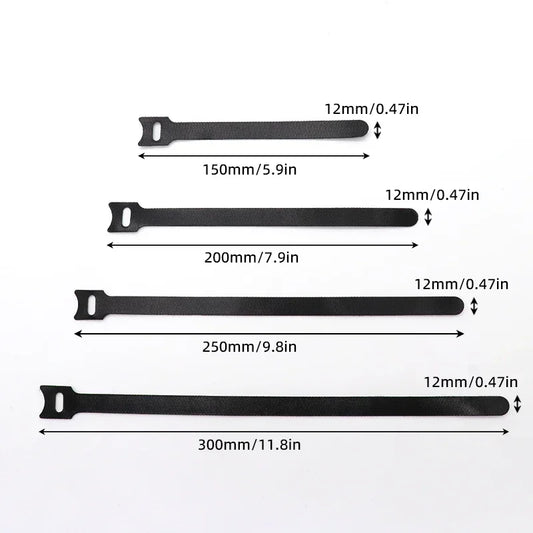 Wiederverwendbare Kabelbinder Nylon 15-30 cm Kabel Organizer Set