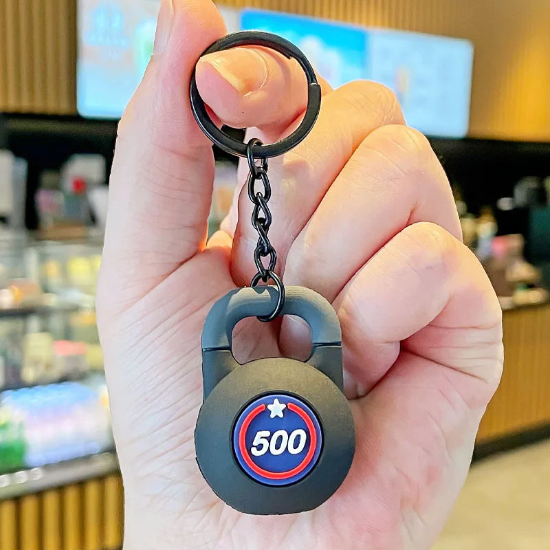 Mini Hantel Schlüsselanhänger Rucksackanhänger Fitnessstudio Geschenk