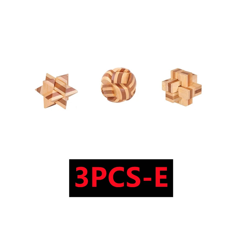 Hölzernes IQ Geduldsspiel 3D Puzzle für Kinder ab 14 Jahren