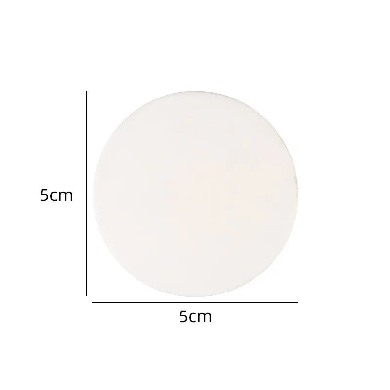 Silikon Türgriff Stoßstange 5x5cm Selbstklebend Schutzpad Weiß Grau Schwarz