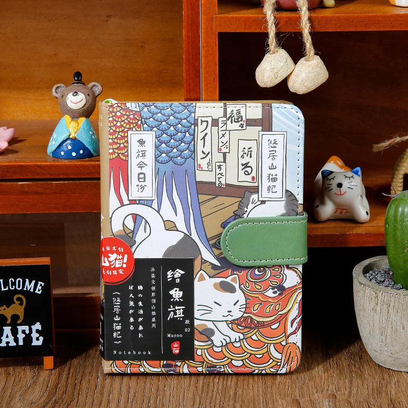 Kawaii A6 Notizbuch mit Magnetverschluss und 224 Seiten für Planer