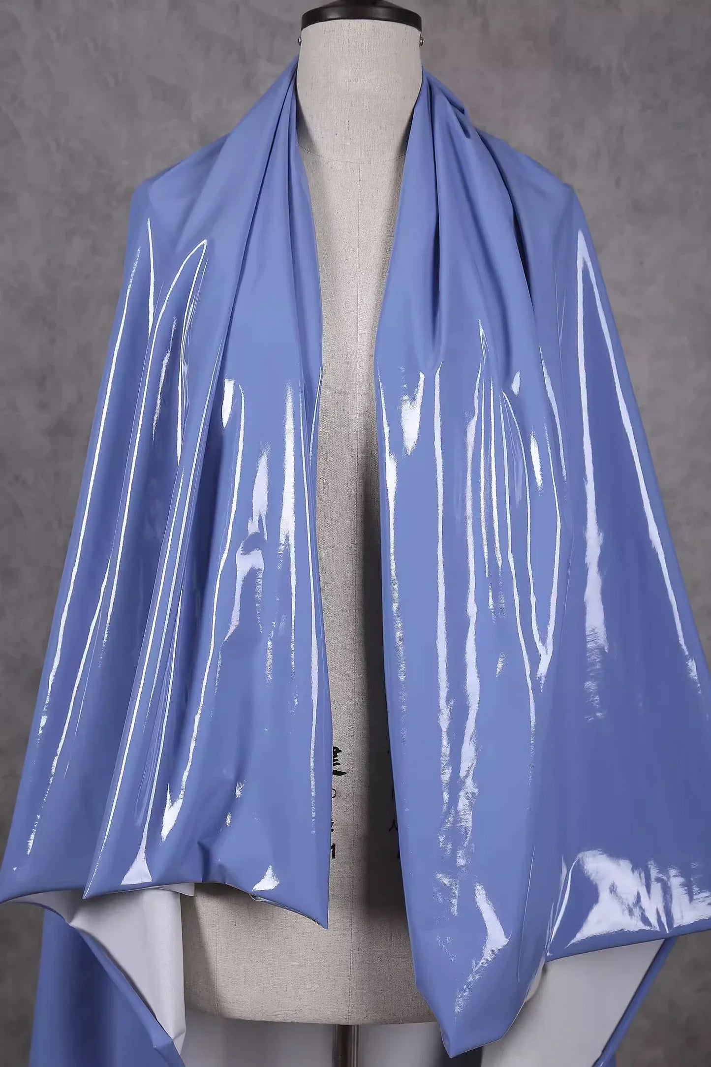 50x145cm Glänzender Elastischer Kunstleder Stoff für Kleidung DIY Projekte