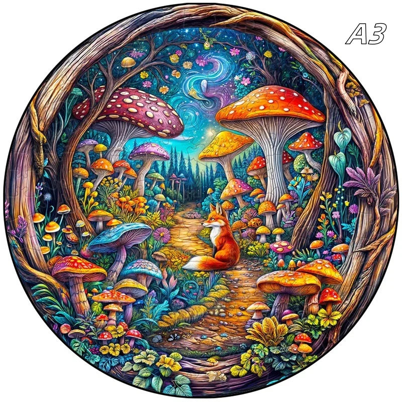 Förderndes 3D Holzpuzzle für kreatives Lernen und Spaß