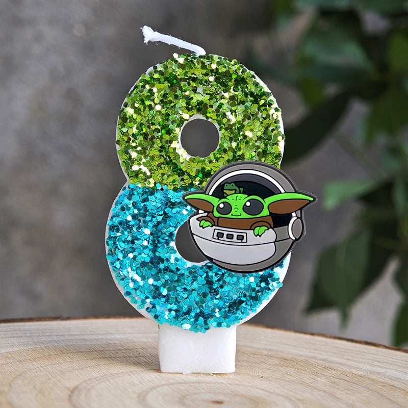 Thematische Geburtstagskerzen Zahlen für Partydekoration und Geschenke