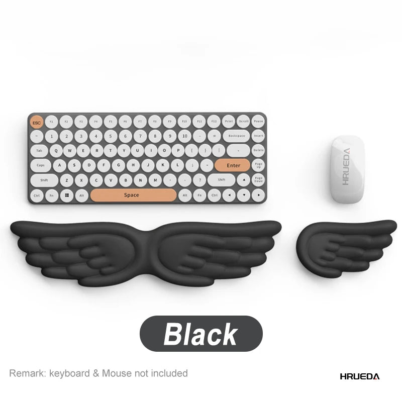 Ergonomisches Mauspad Set mit rutschfester Handballenauflage für Büro und Gaming