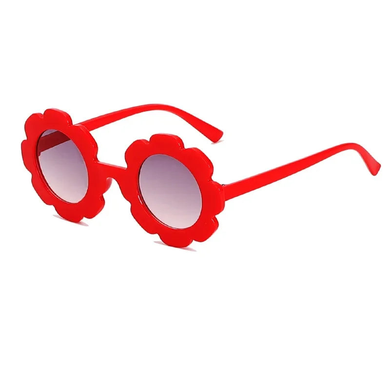 "Sonniger Schutz: Runde Sonnenblume Kinder Sonnenbrille mit UV400 für Kleinkinder"