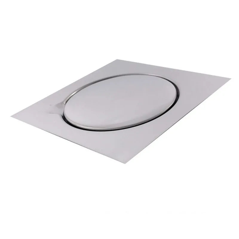 304 Edelstahl Duschablauf quadratisch 15x15cm Bodenablauf Abfallgitter