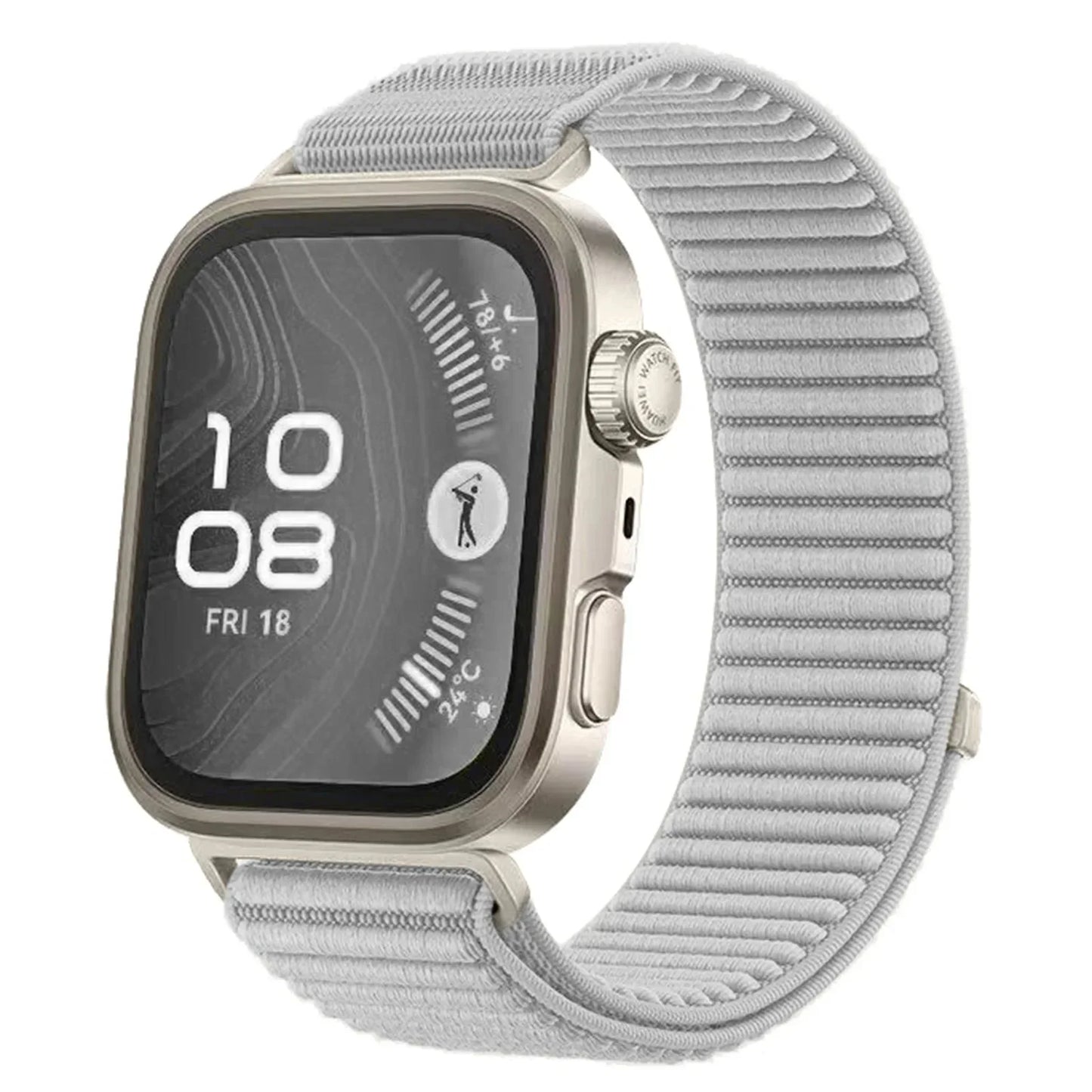 Nylon-Schlaufenarmband, atmungsaktiv und komfortabel für Smartwatches
