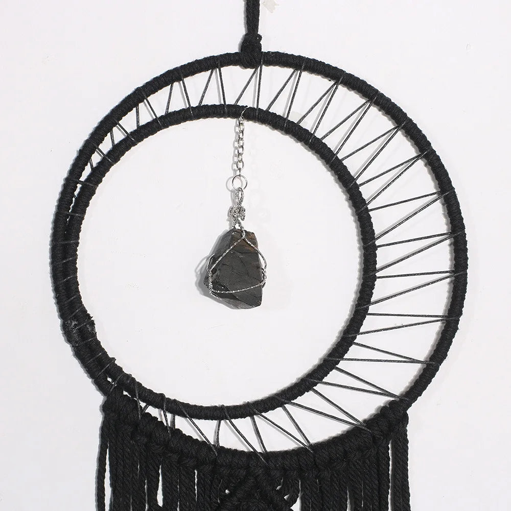 Baum des Lebens Traumfaenger Makramee Boho Wandbehang fuer Zuhaus