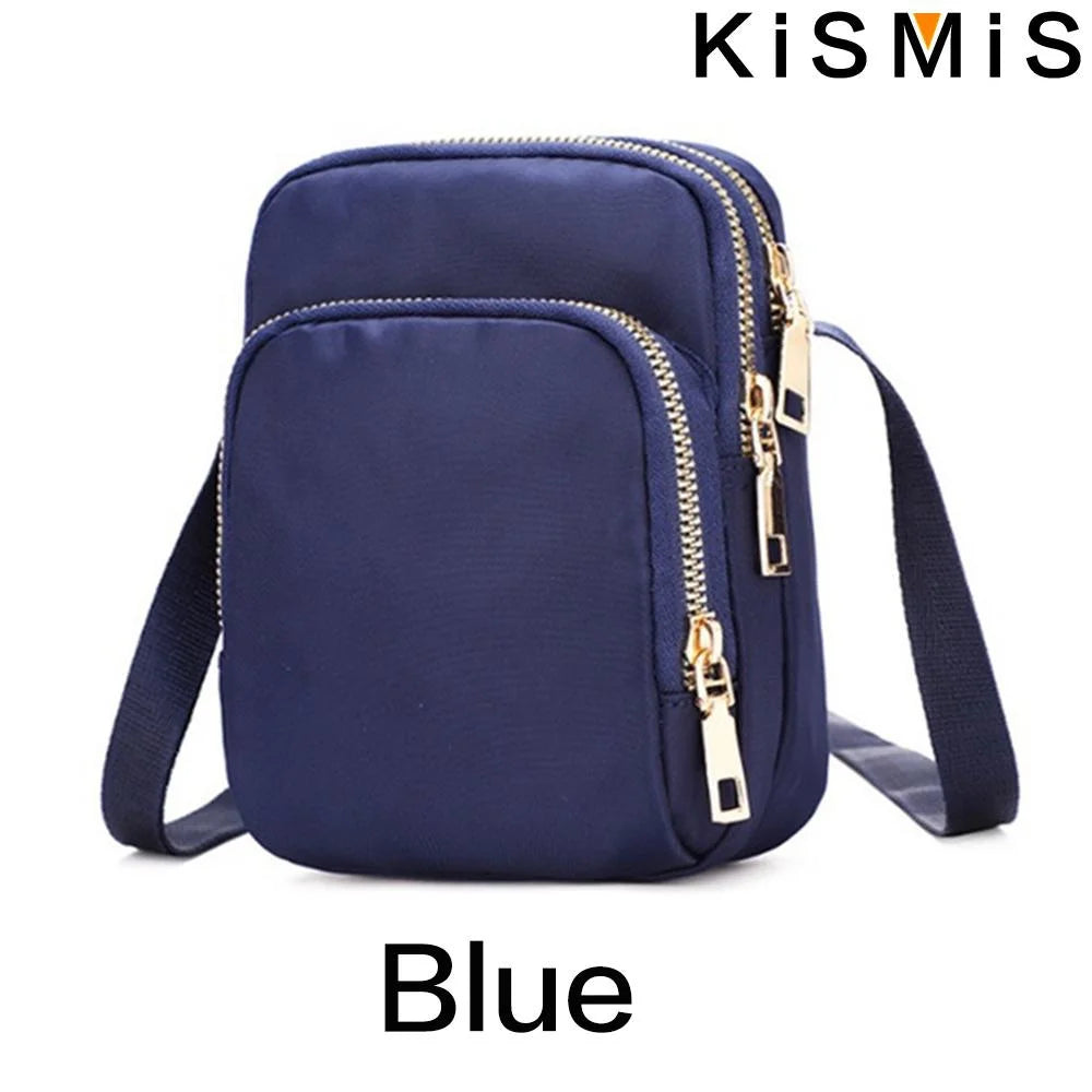 Modische PU Umhängetasche mit Handyfach für Damen und Unisex