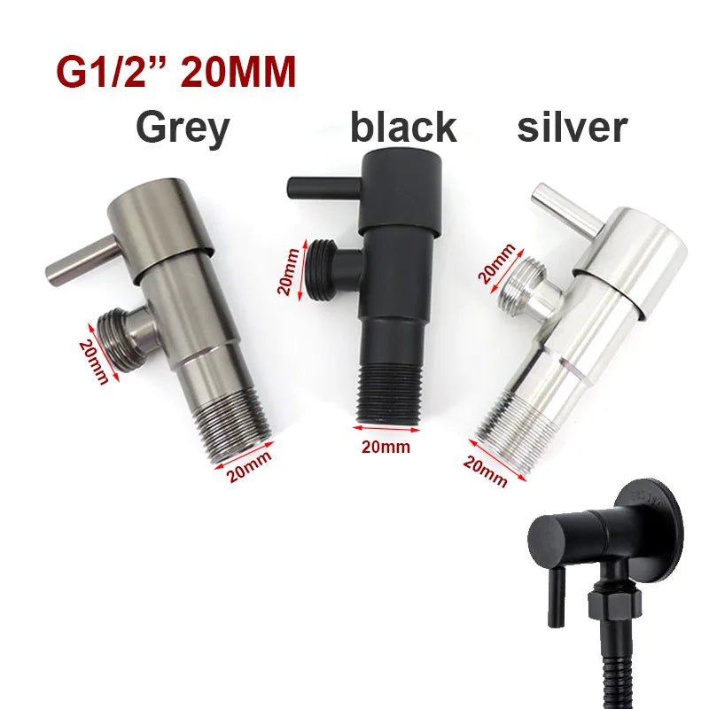 Hygienischer Edelstahl Bidet Sprayer, Wandmontage, 3 Farben – Saubere Frische sofort