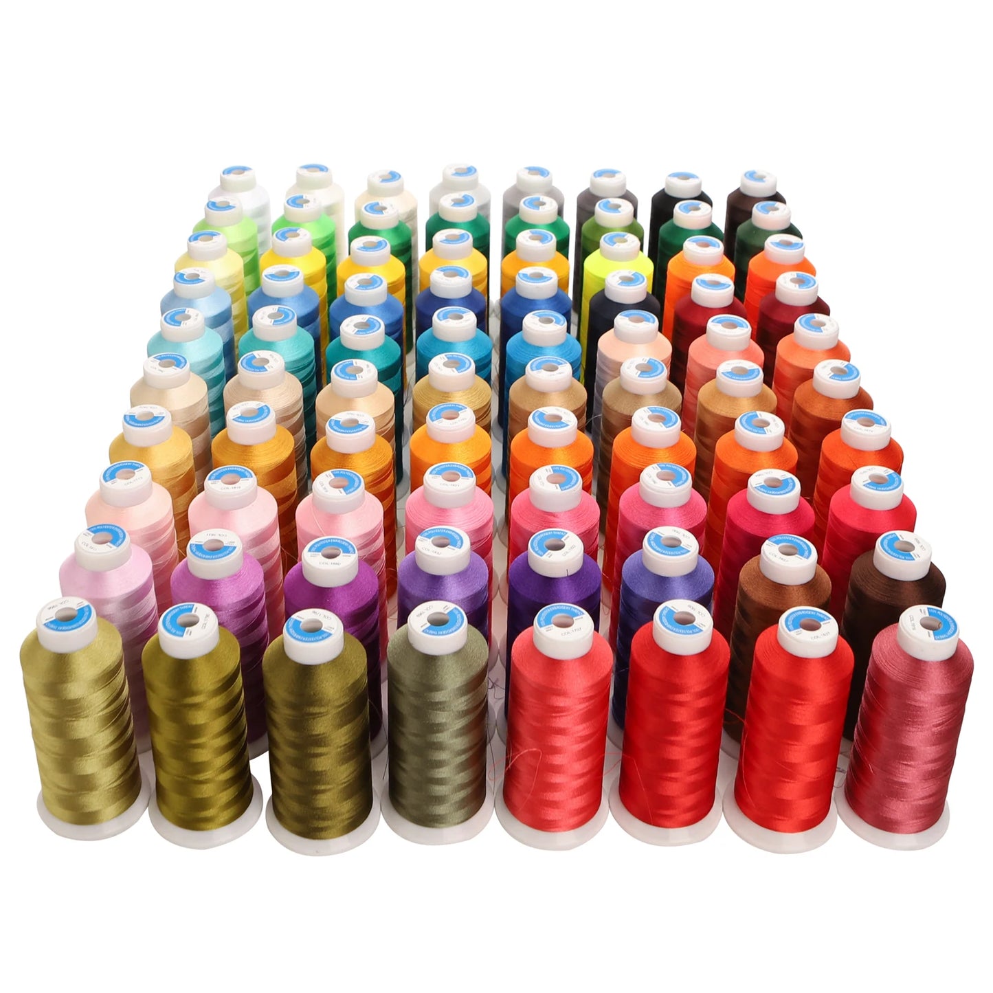 Polyester Stickgarn 80 Farben 4000m Rollen für große Nähmaschinen-Yabubest - Home & More