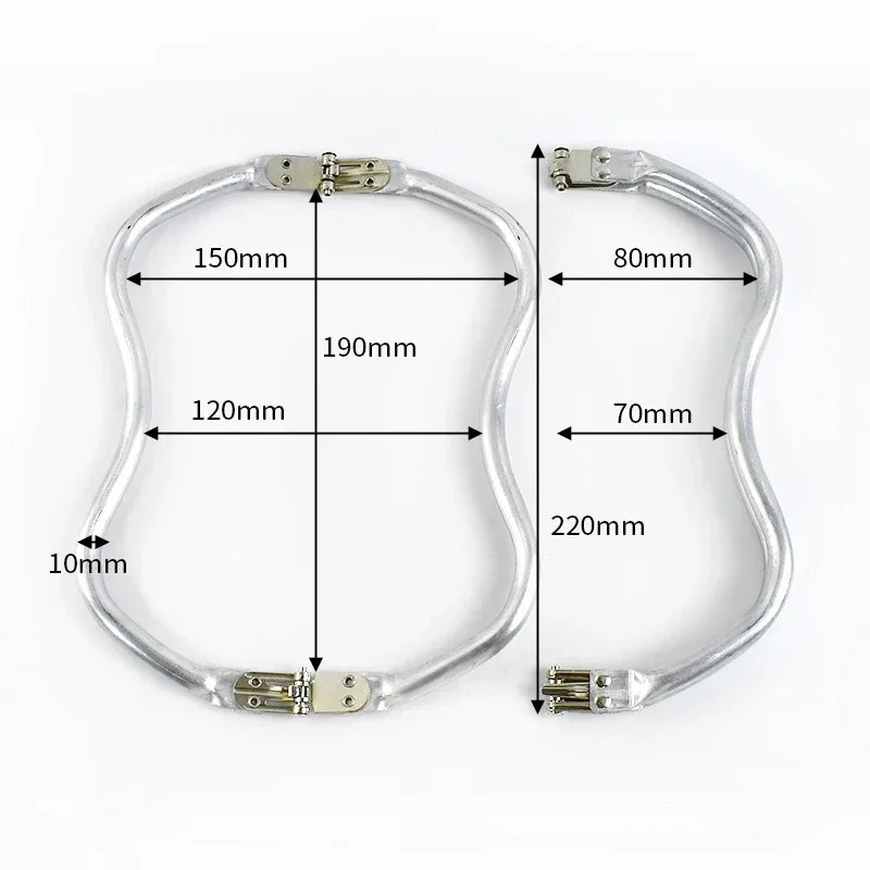 Metall Kuss Verschluss Geldbörse Rahmen Wolke Tasche Griff 1-5Pcs-Yabubest - Home & More