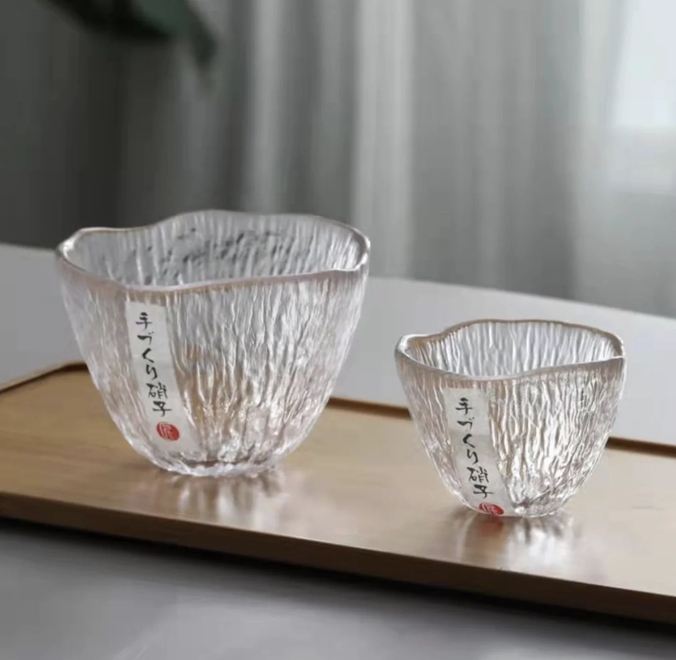 Japanisches Whiskeyglas aus Glas für Zuhause und Bar