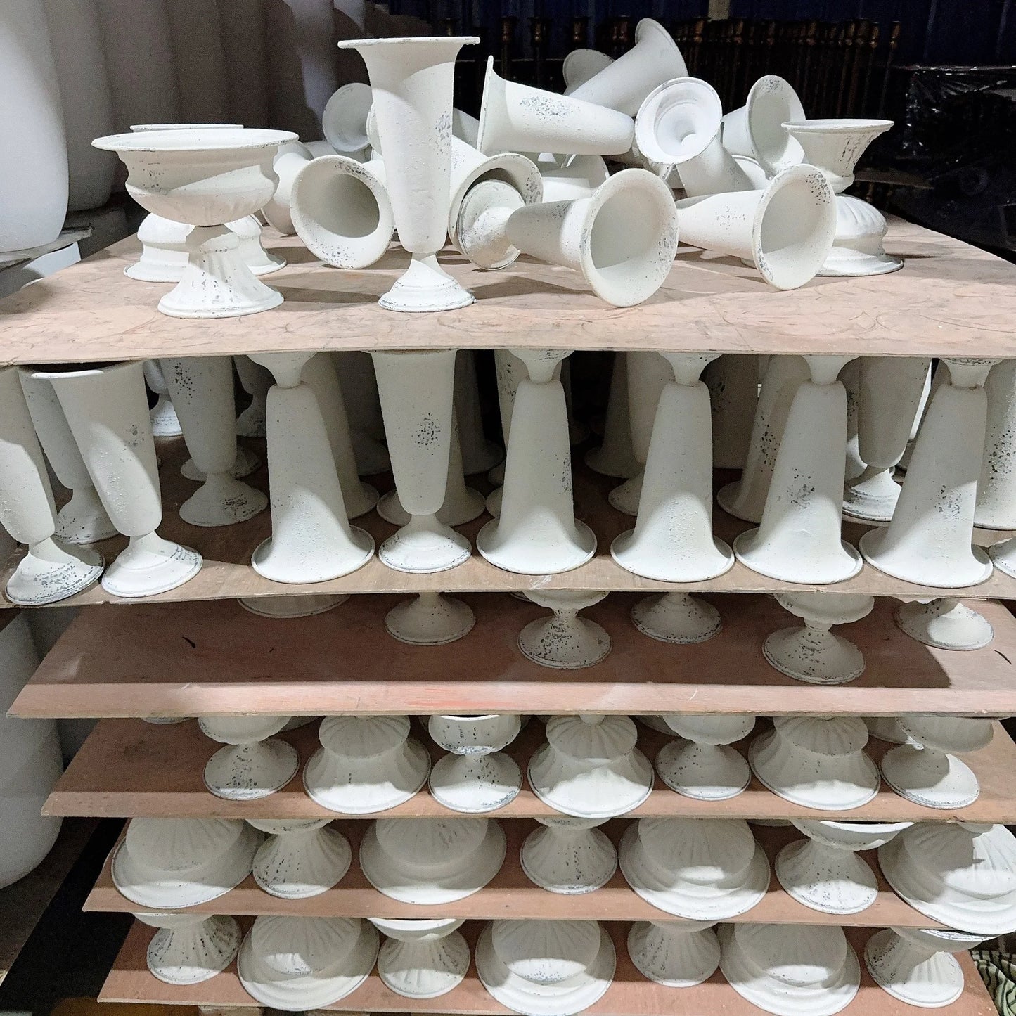 Retro Eisen Vase für Blumen, Heimdekoration und Hochzeit