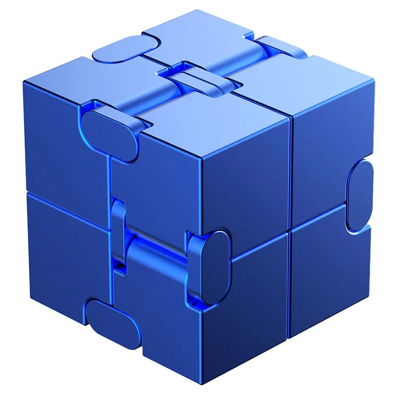 Tragbarer Metall Magic Cube Dekompressionsspielzeug für Kinder Erwachsene