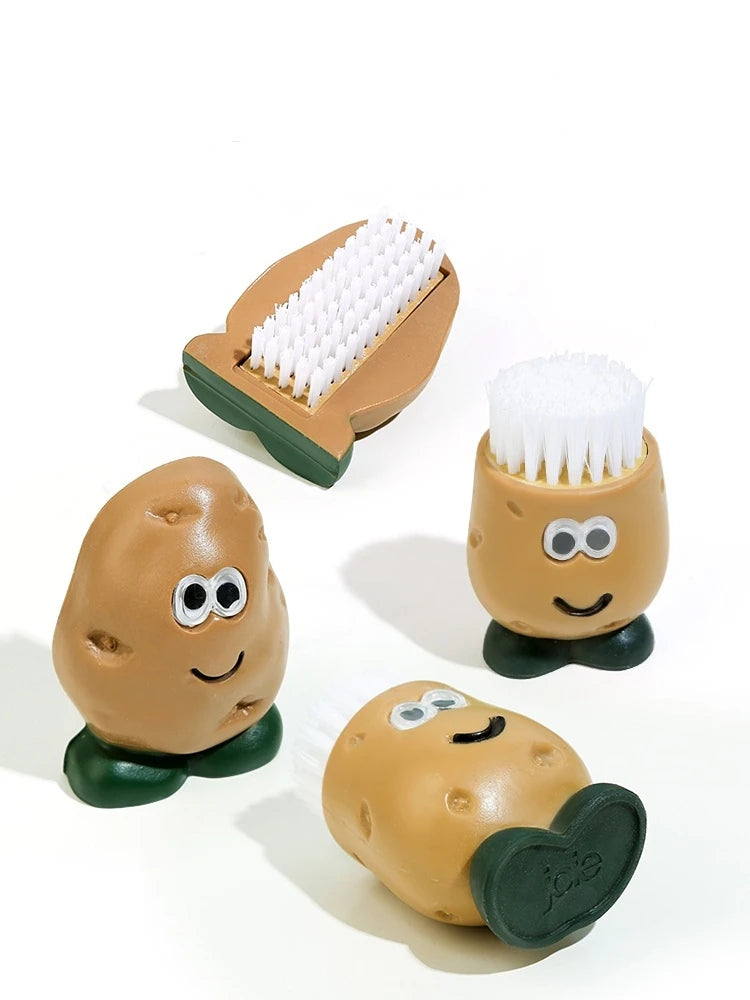 Süße Gemüsebürste zum Waschen und Schrubben für Obst und Küche