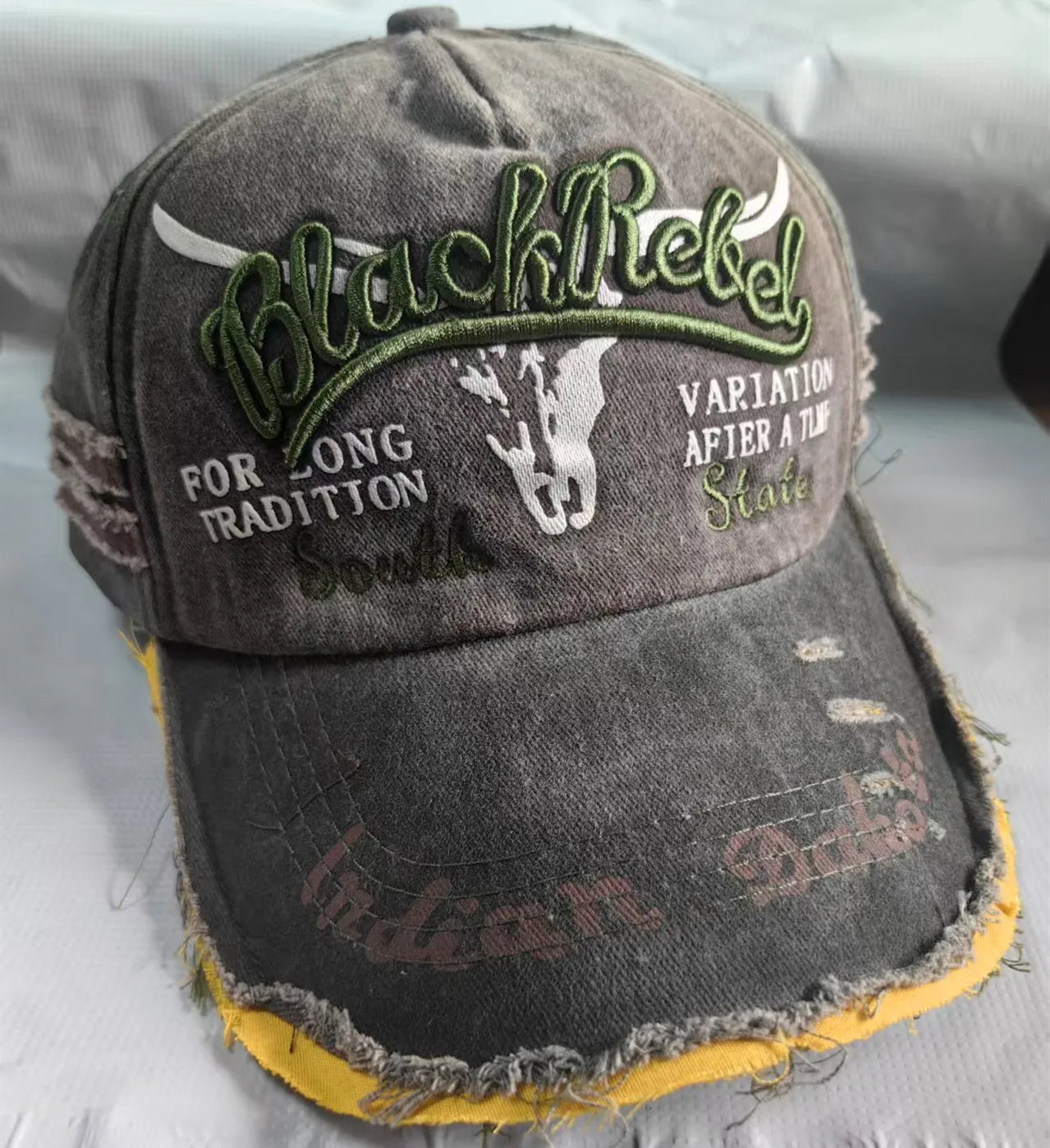 Retro Baumwoll Baseball Kappe für Herren Verstellbar Vier Jahreszeiten