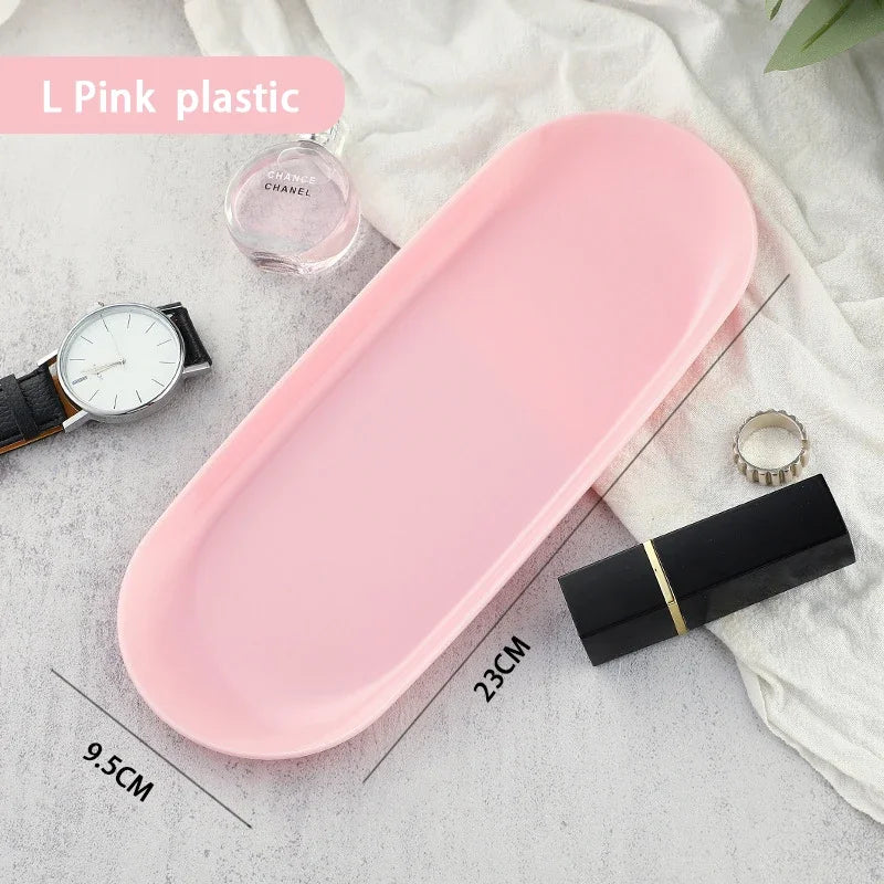 Edelstahl Tablett für Kosmetik und Schmuck – Modern & Praktisch-Yabubest - Home & More