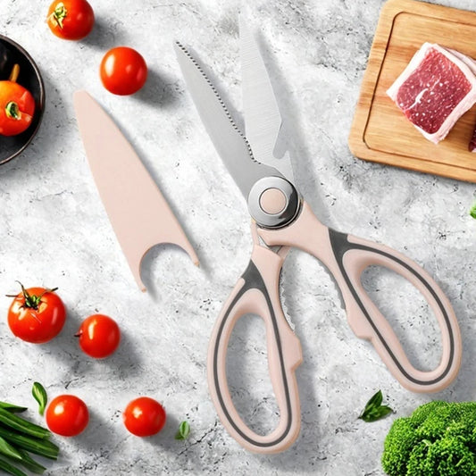 Multifunktionale Küchenschere aus Edelstahl für Fisch und Huhn