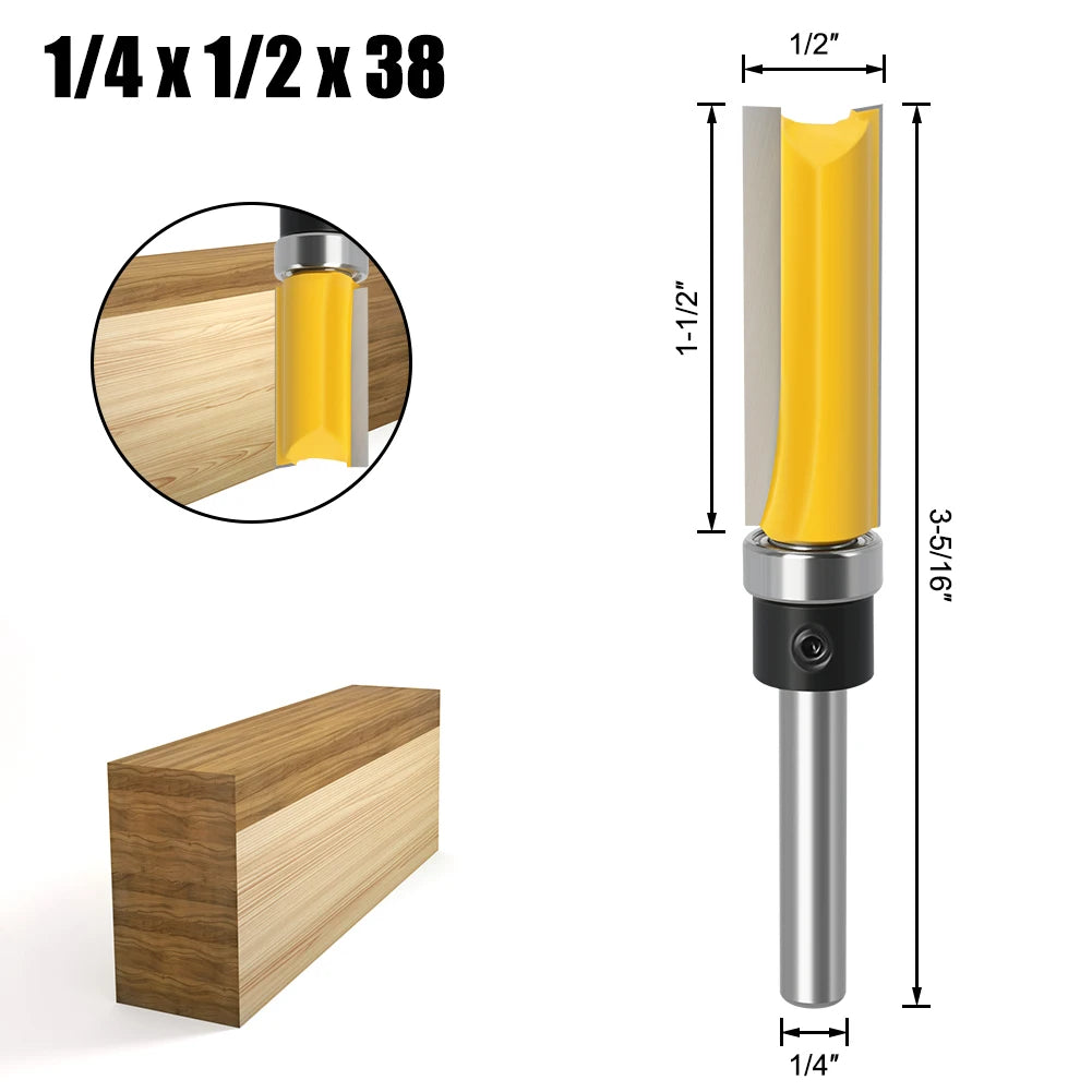 Präziser Schaftfräser für saubere Kanten in der Holzbearbeitung