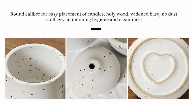 Multifunktionaler Keramik Räuchergefäßhalter 4 in 1