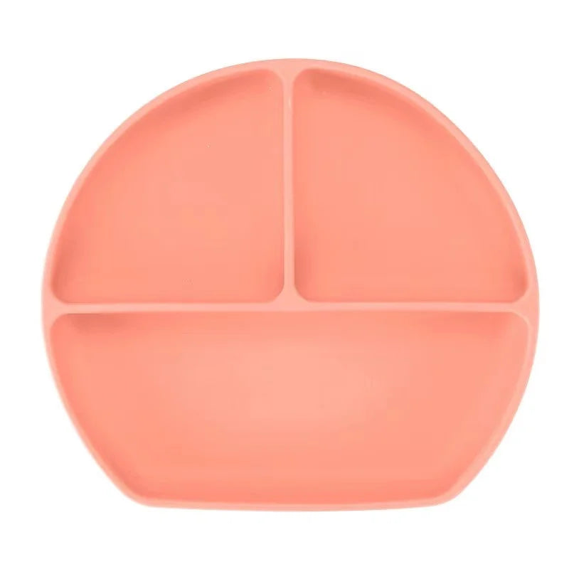 Baby Saugplatte aus Silikon mit Saugnapf spülmaschinen- und mikrowellengeeignet