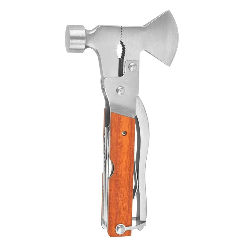 Multifunktionshammer mit Axt - Widderhorn – sicher, robust - vielseitig für Holz und Notfälle