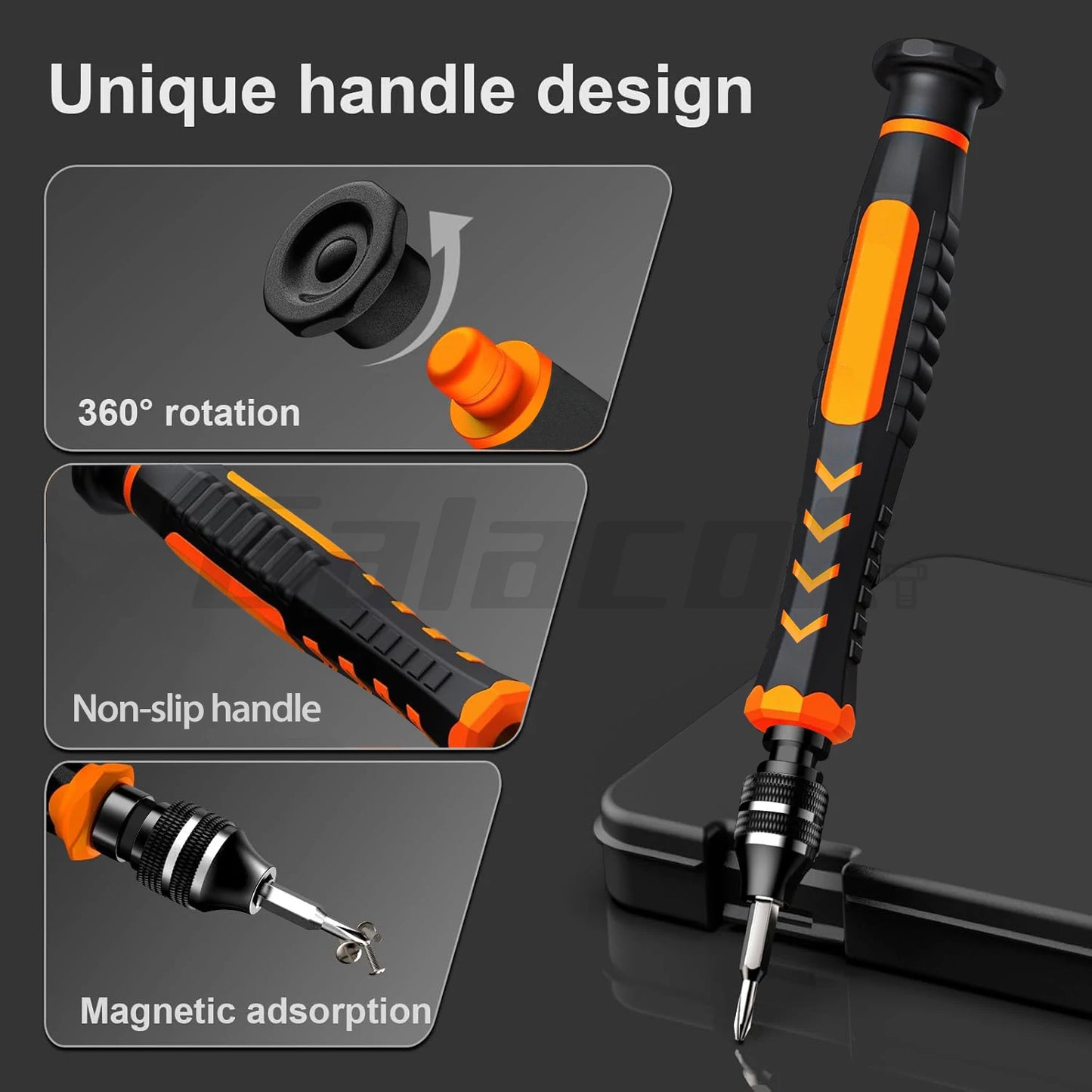 40in1 Präzisions-Schraubendreher Set mit vielseitigen Bits für Elektronik