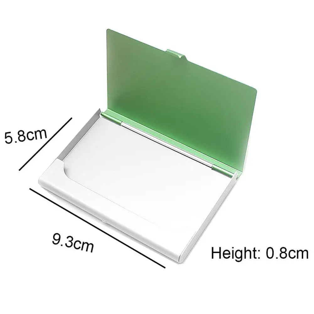 Ultradünner Aluminium Visitenkartenhalter Metall Etui praktisch elegant